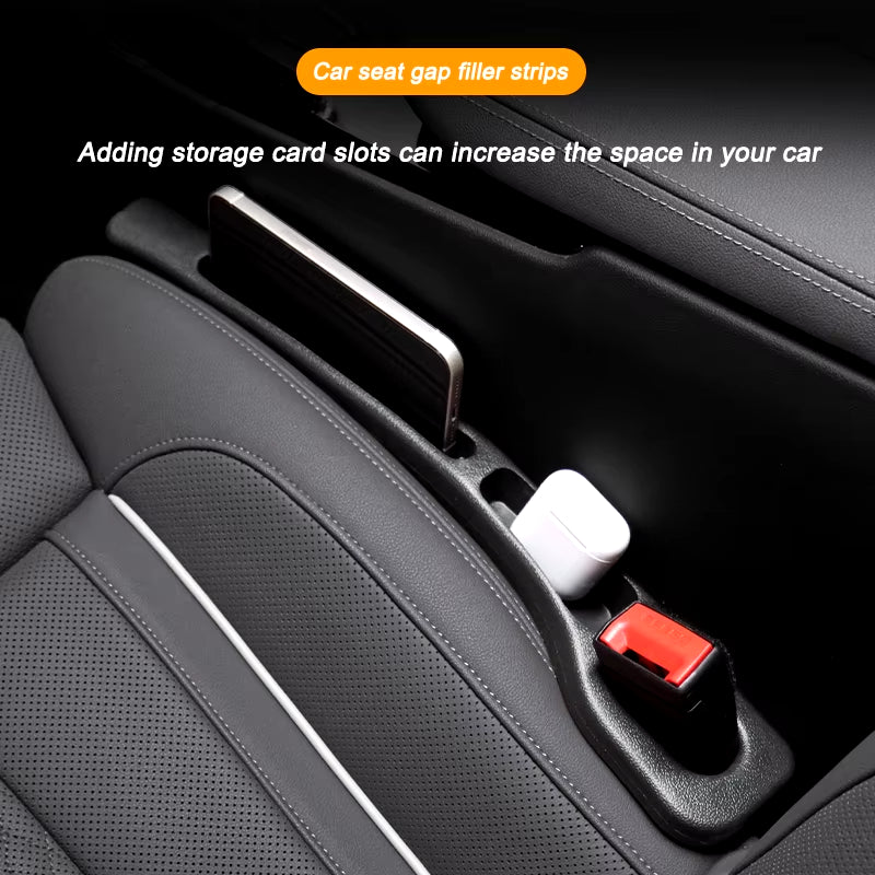 Car Seat Gap Filler Side Seam Plug Strip Leak-Proof Filling Strip for All Car Model Wallet Phone Holder Car Accessories